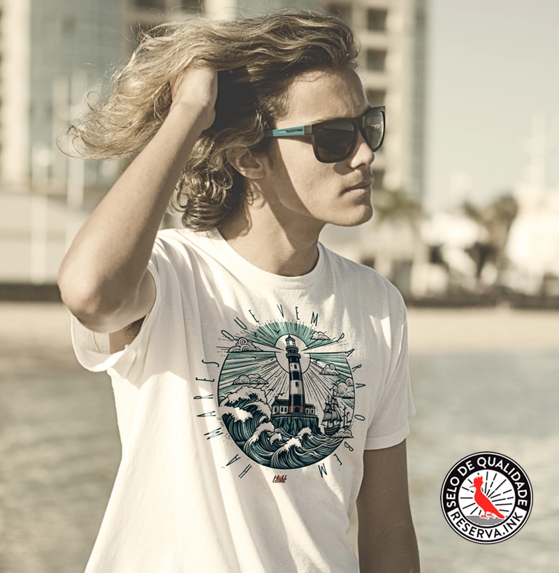 Camiseta Há Mares que Vem para o Bem
