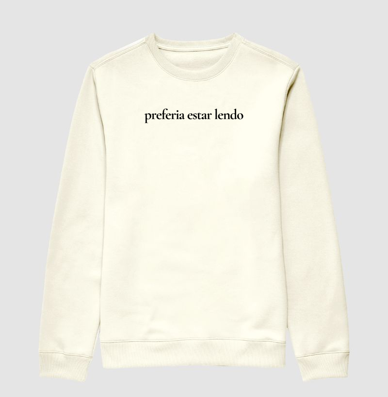 Preferia estar lendo