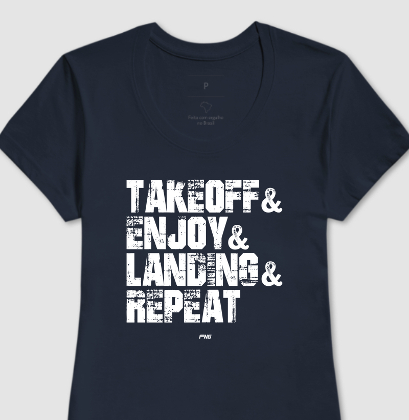 Camiseta Takeoff & enjoy