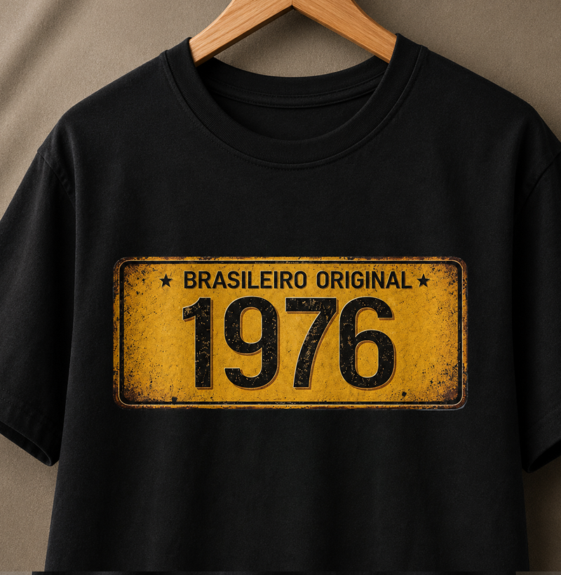 PLACA AMARELA 1976