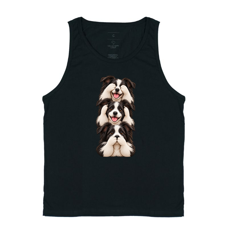 Ver, ouvir e falar Border Collie - Regata