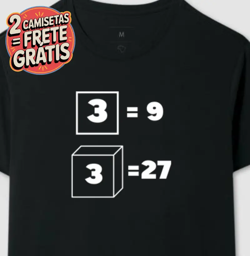 3 ao Cubo e 3 ao Quadrado