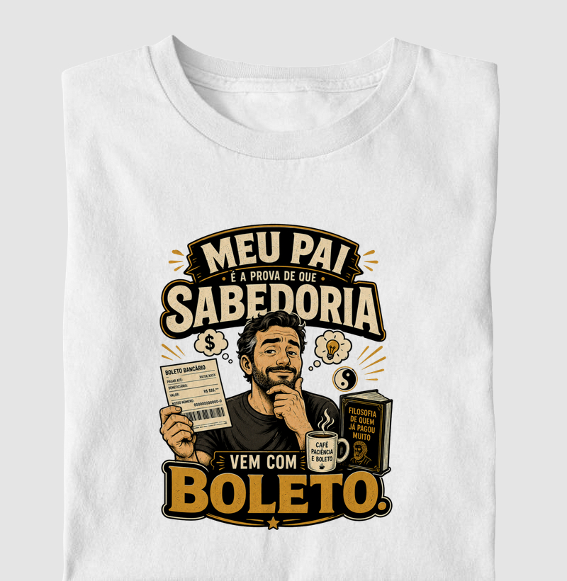 Meu Pai É a Prova de Que Sabedoria Vem Com Boleto