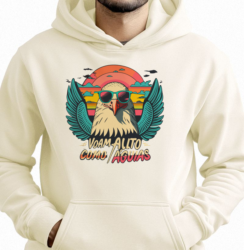 Hoodie Moletom Alto Como Águias