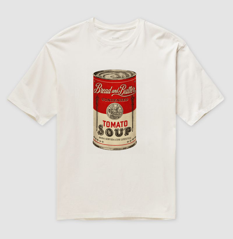 Camiseta Oversized Sopa de Tomate 