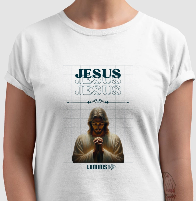 Camiseta Jesus em Oração