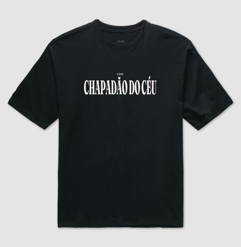 Chapadão do Céu | Tipografia GO - Camiseta Oversized