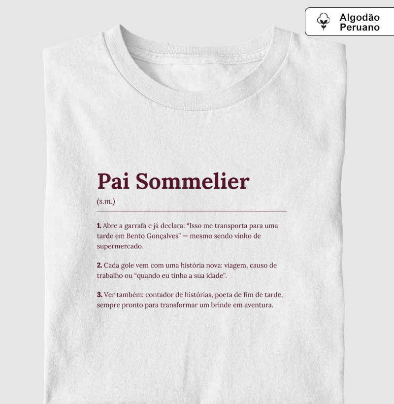 Pai Sommelier - ALGODÃO PERUANO