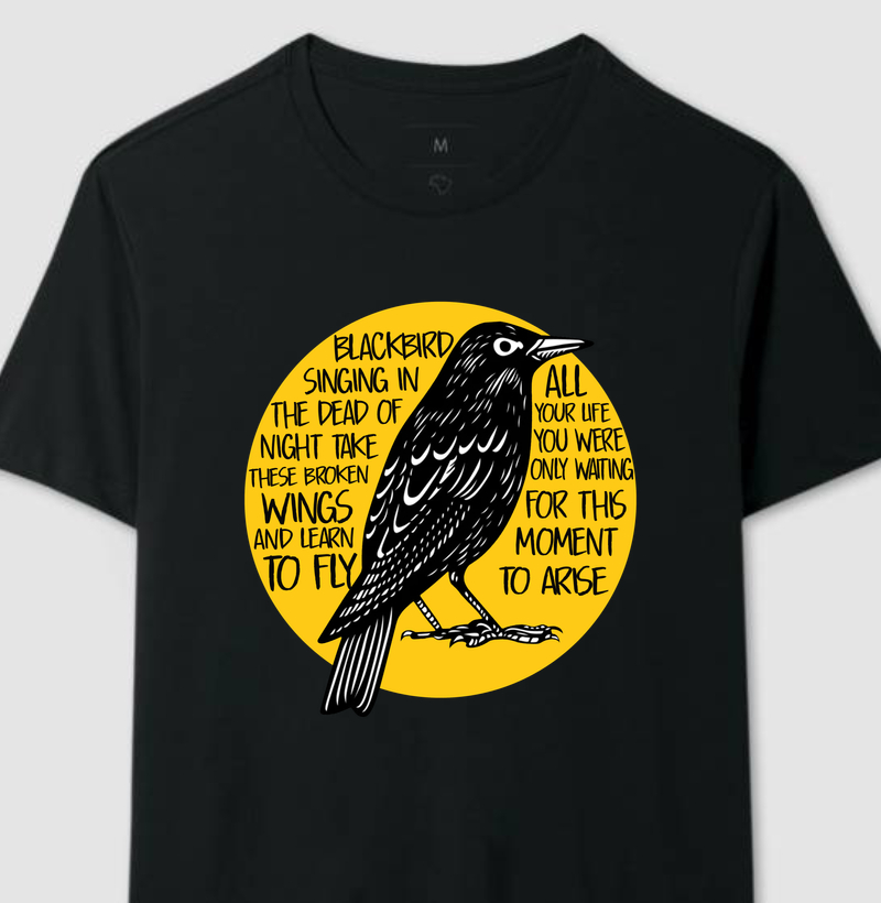 Camiseta Blackbird Lyrics