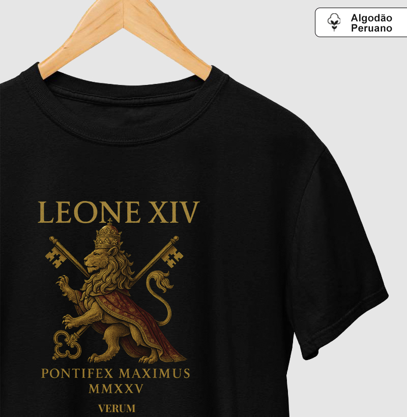 Camiseta Papa Leão XIV – Pontifex Maximus MMXXV | Camiseta Católica