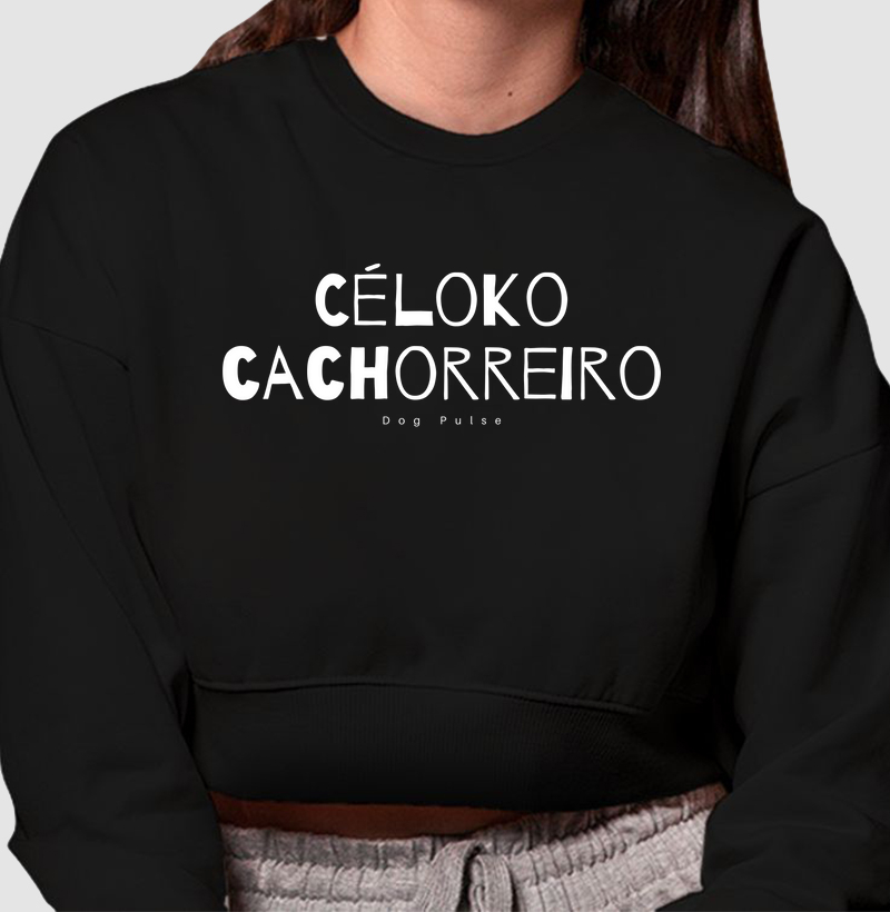 Cropped Moletom Dog Pulse - Céloko Cachorreiro