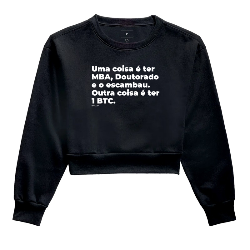 Uma coisa é ter BTC