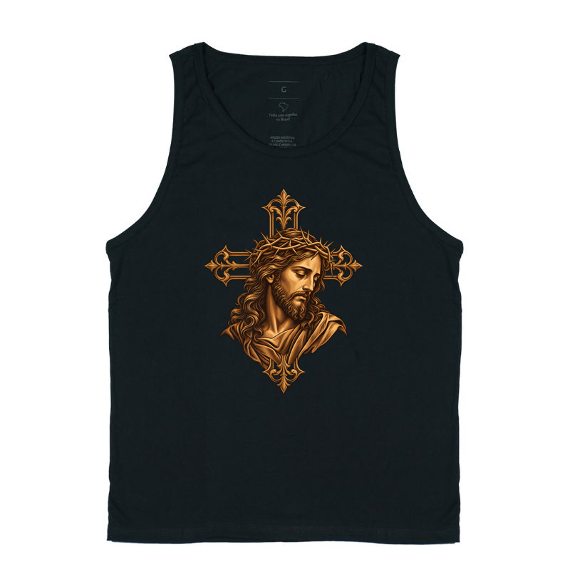 Coroa da redenção - Cristo Vivo - Regata