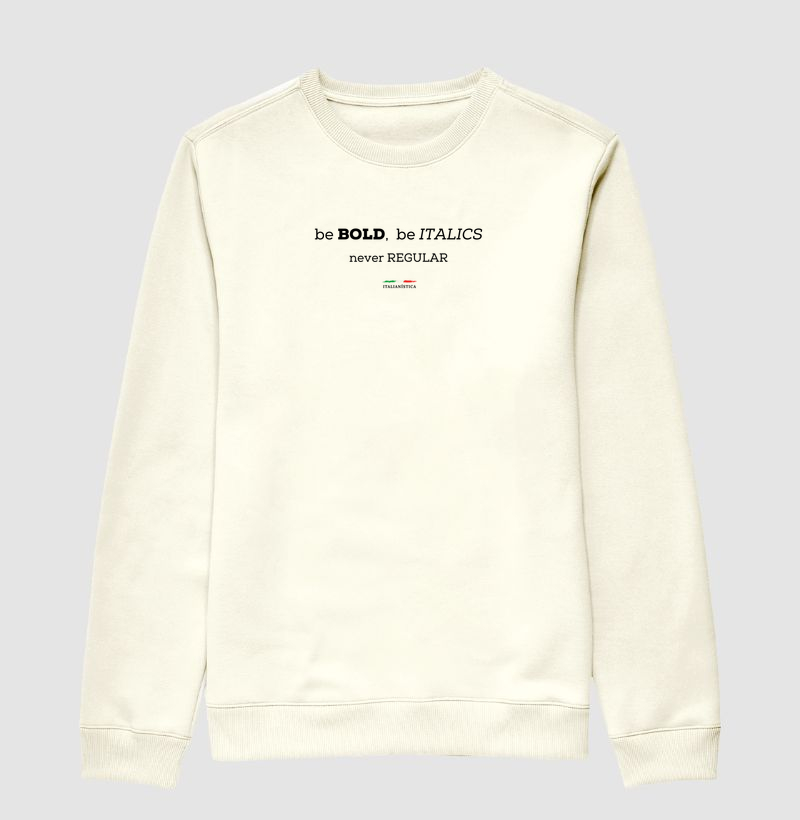 Be italics