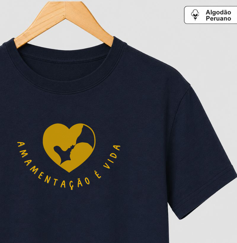 Amamentação é Vida Algodão Peruano