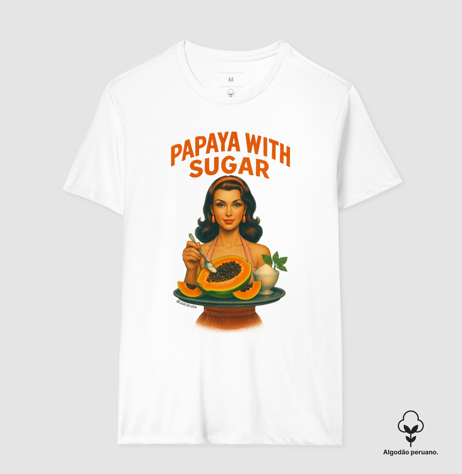 Papaya with sugar