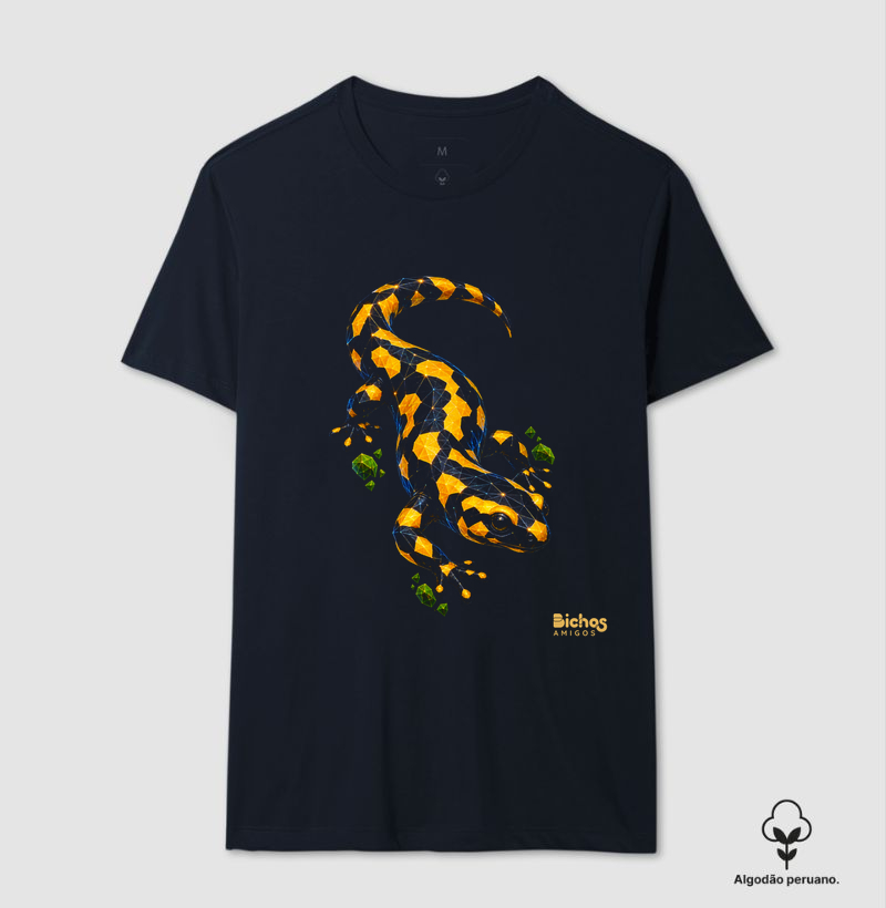 Salamandra - Camiseta Algodão Peruano