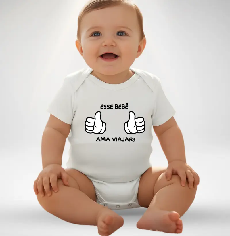Body Infantil - Esse Bebê Ama Viajar – Baby Excursionista