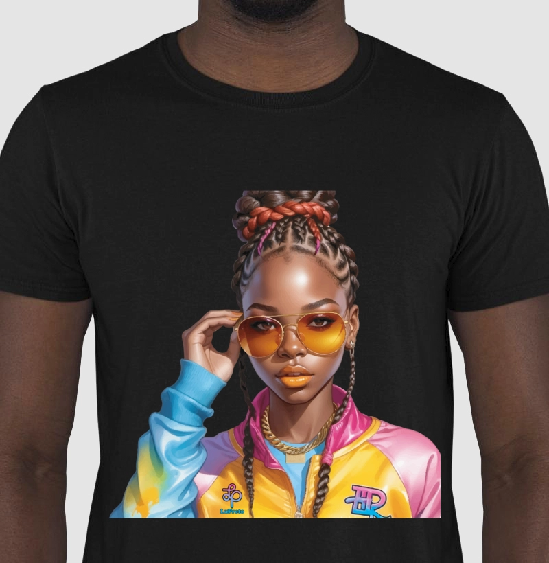 Preta - óculos coloridos 2