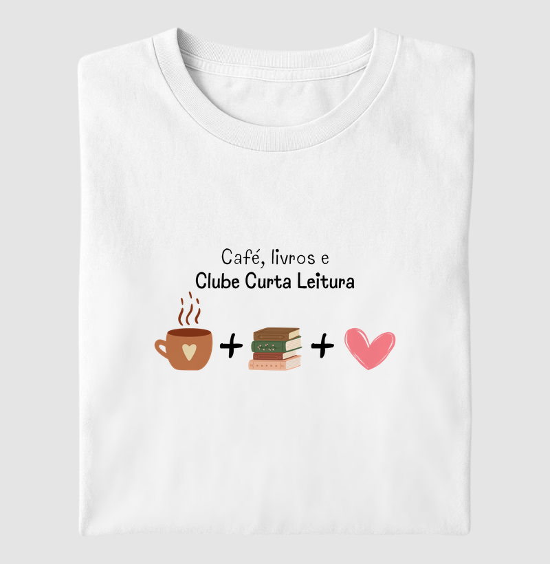Café, livros e Clube Curta Leitura