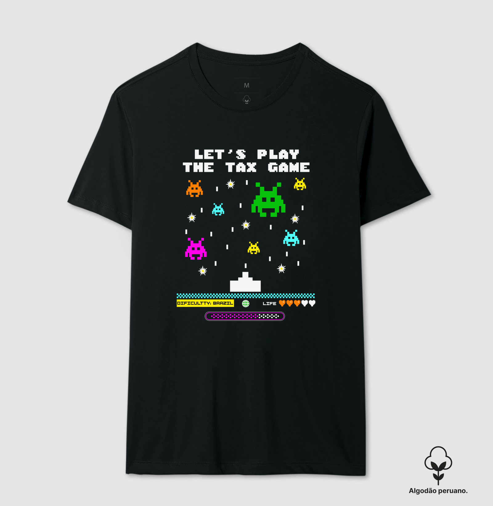 TAX GAME - Camiseta Algodão Peruano
