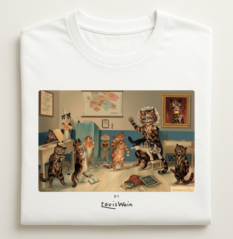 A Gatinha Travessa — Louis Wain