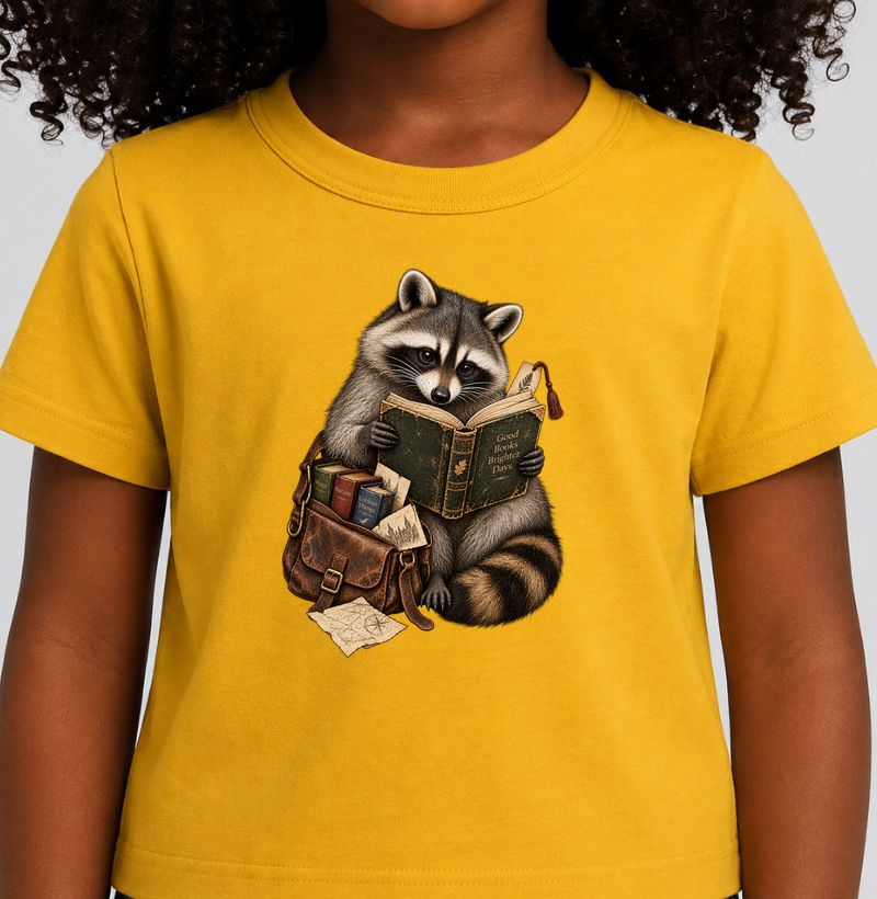 Camiseta Guaxinim Leitor