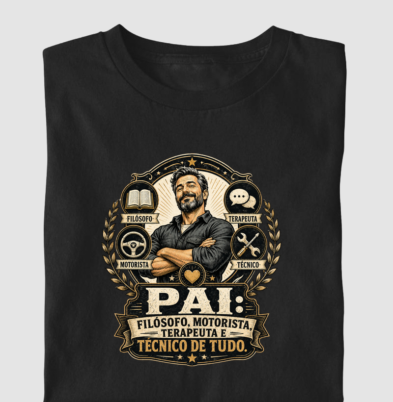 Pai: Filósofo, Motorista, Terapeuta e Técnico de Tudo.