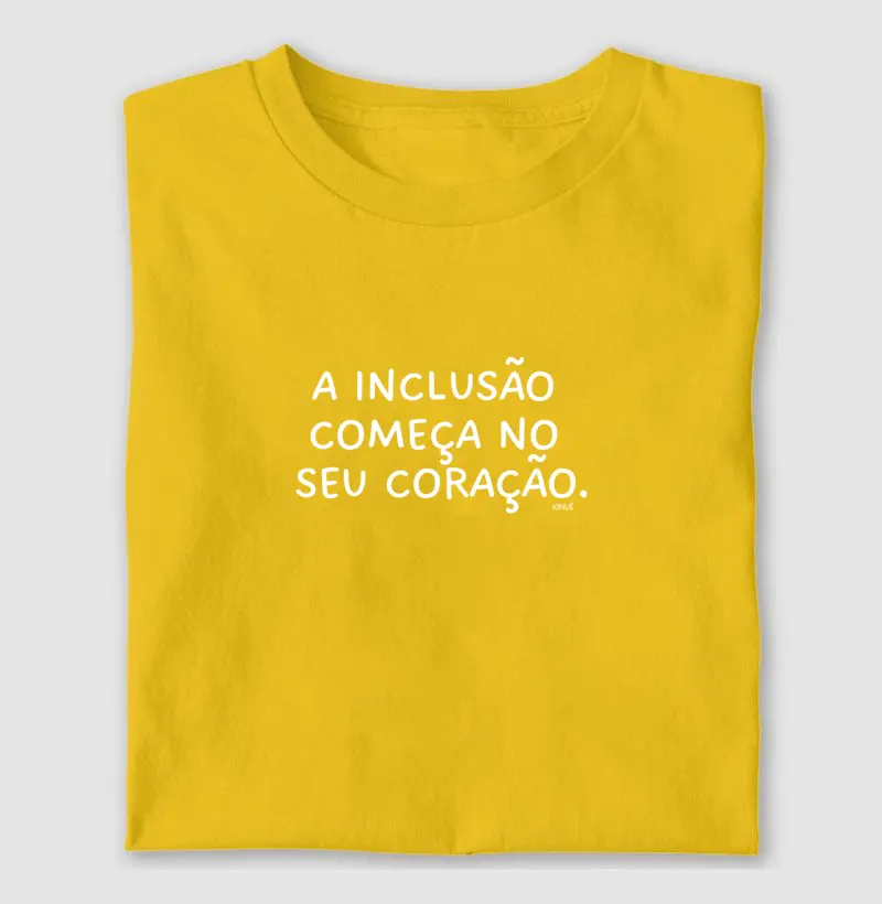 A inclusão começa no seu coração