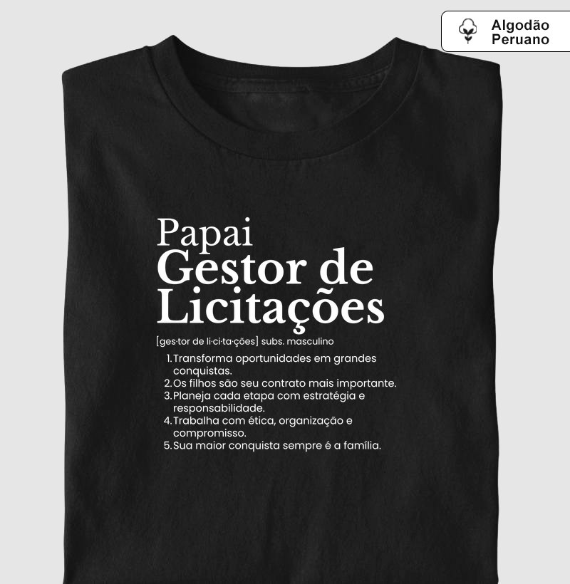 Papai Gestor de Licitações - definição (algodão peruano)