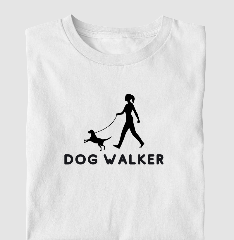Dog Walker Silhueta Feminina