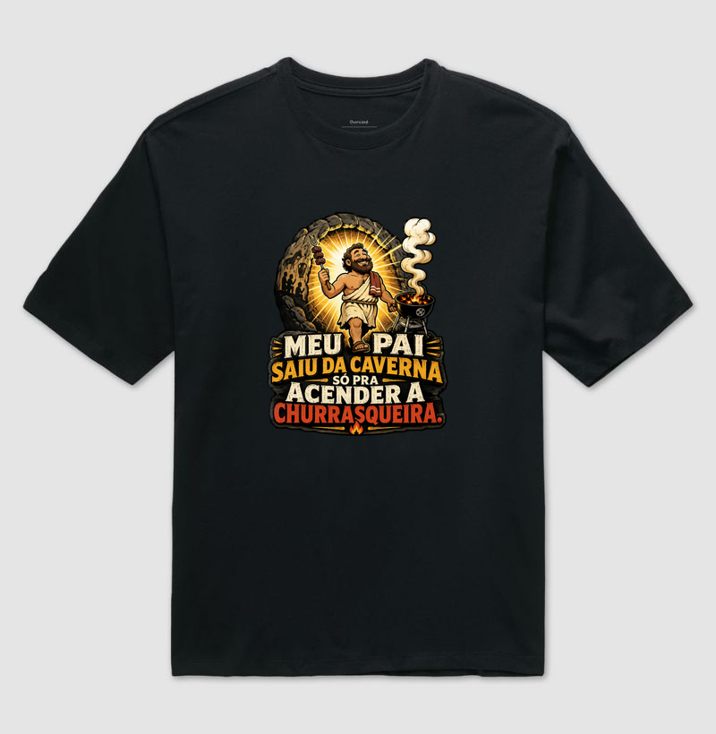 Meu Pai Saiu da Caverna Só Pra Acender a Churrasqueira