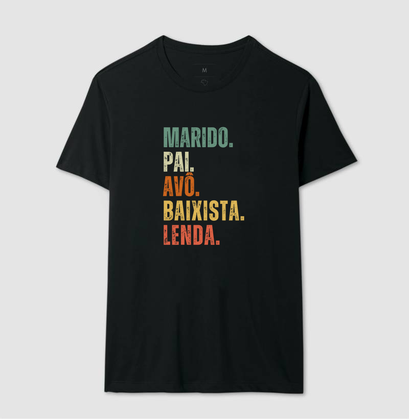MARIDO. PAI. AVÔ. BAIXISTA. LENDA.