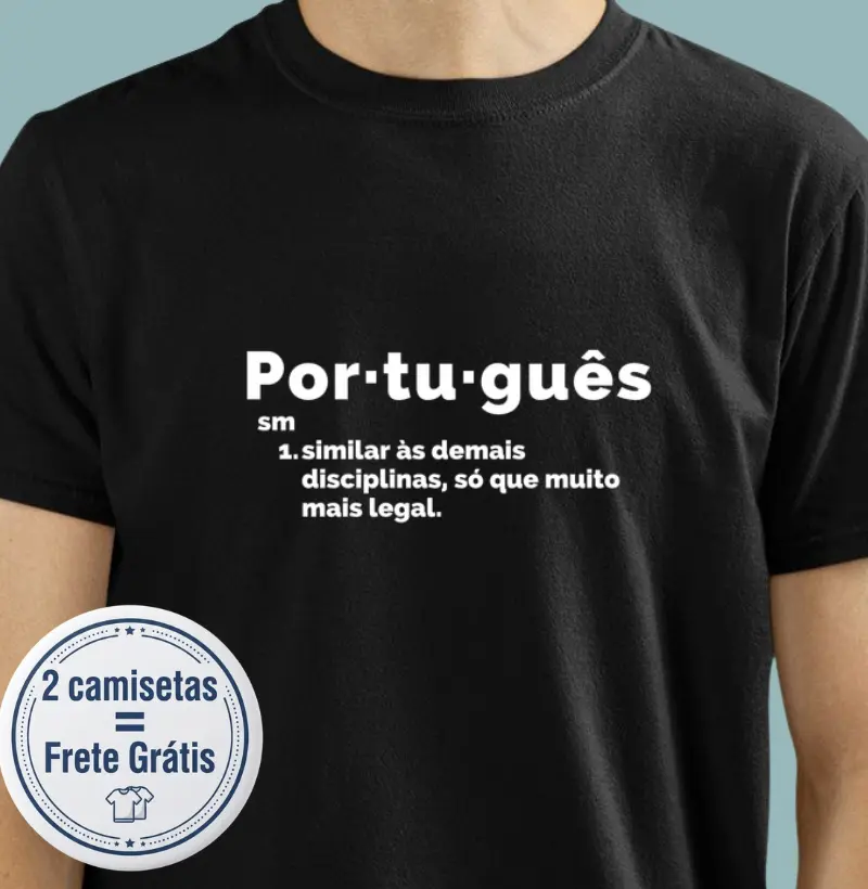 Camiseta Premium Português/Literatura
