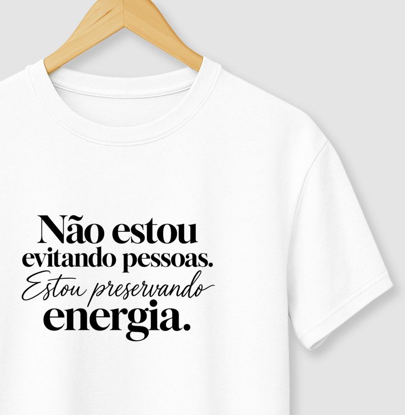 Não estou evitando pessoas...