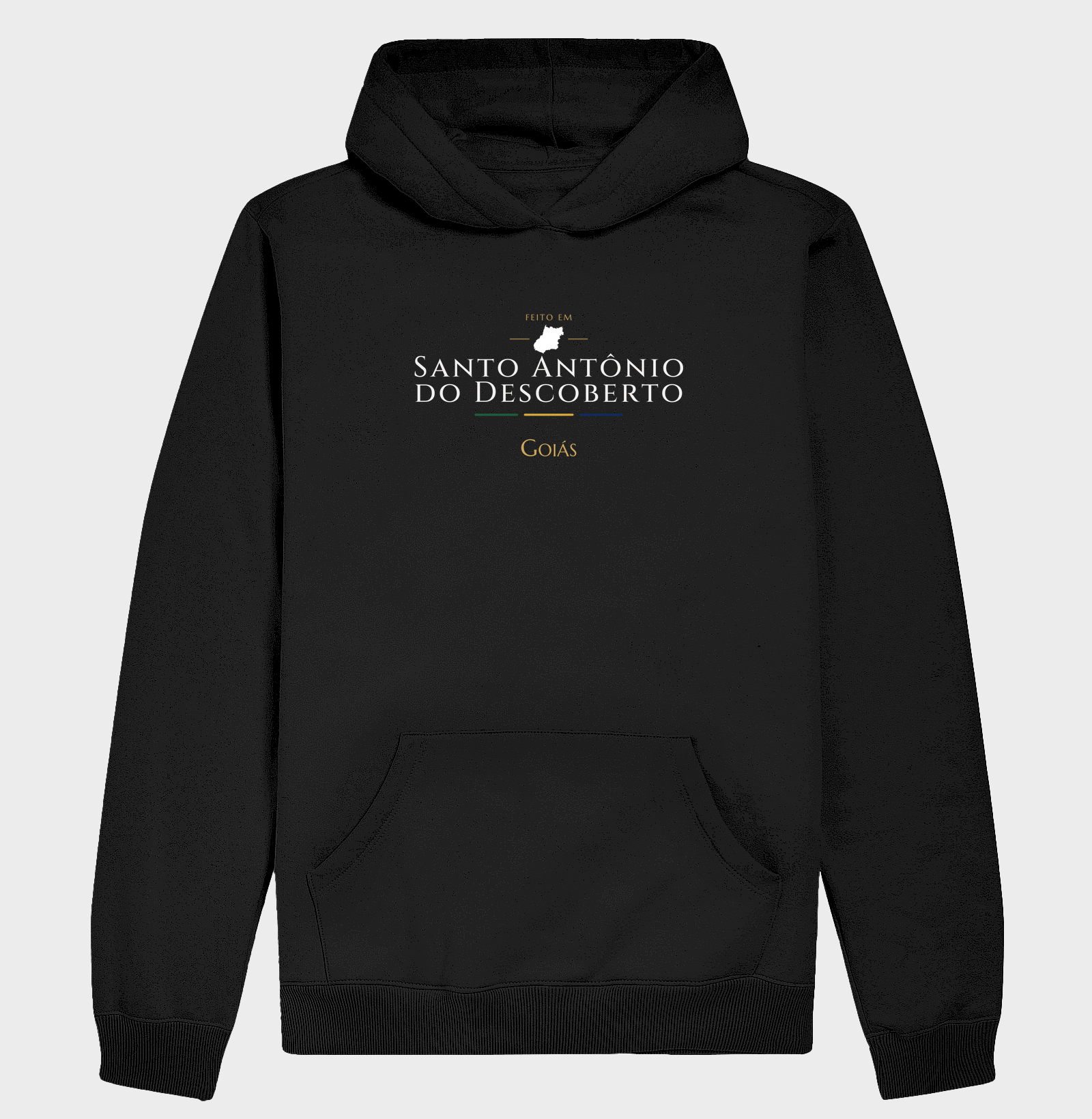 Feito em Santo Antônio do Descoberto GO - Hoodie Moletom