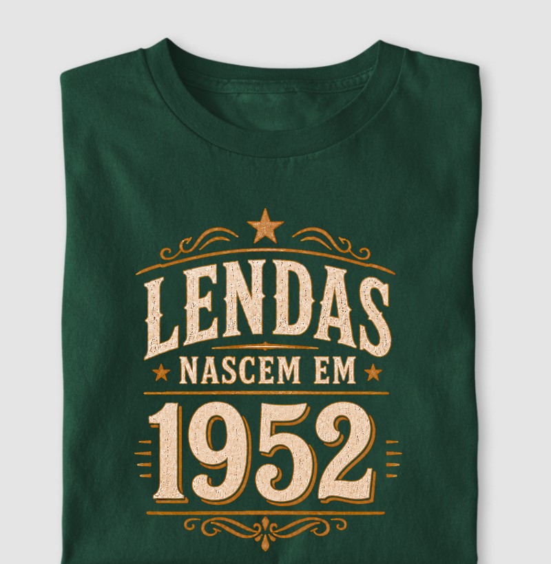Lendas nascem em 1952