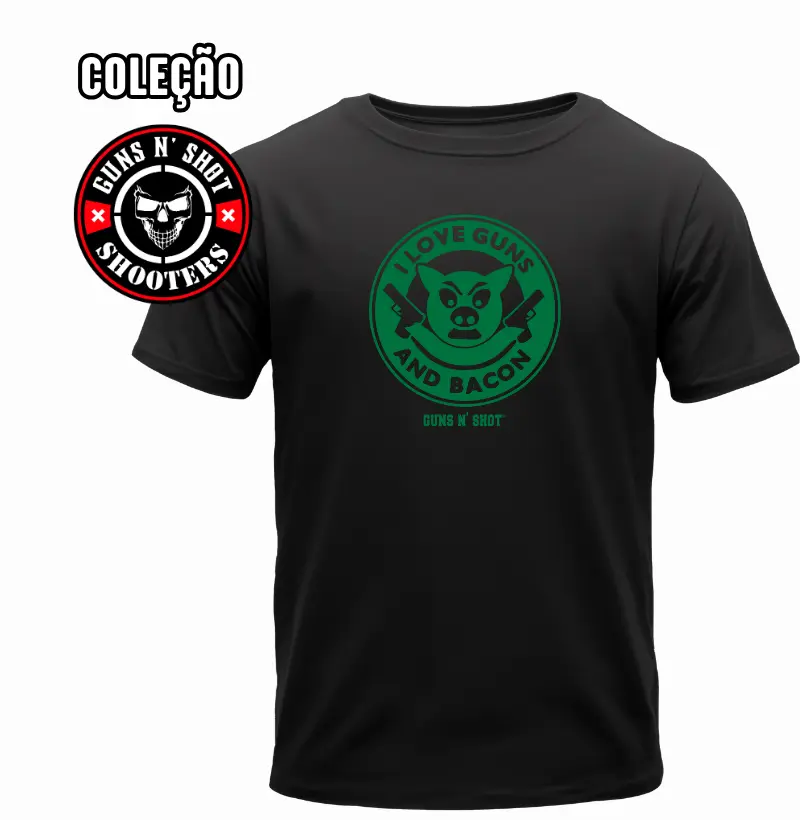 I Love Guns N' Bacon Green