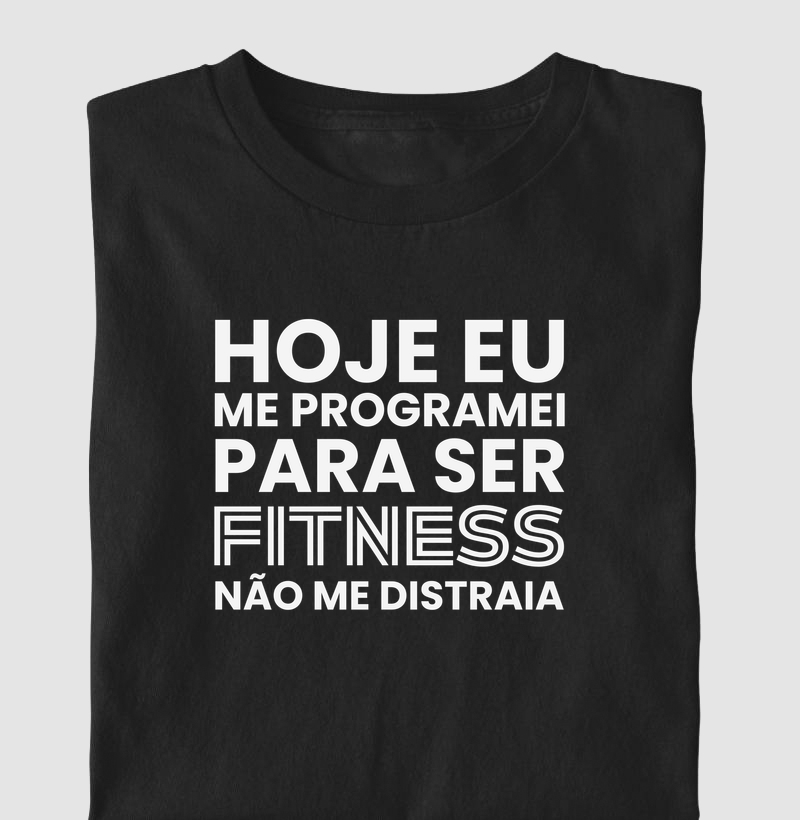 Hoje eu me programei