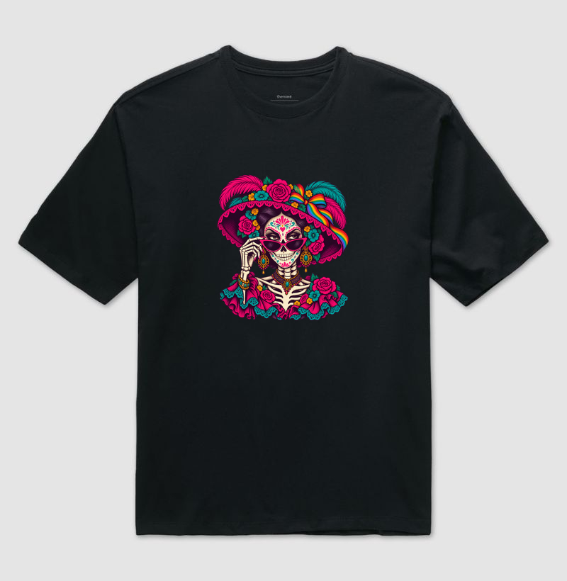Catrina Pop — Camiseta Oversized