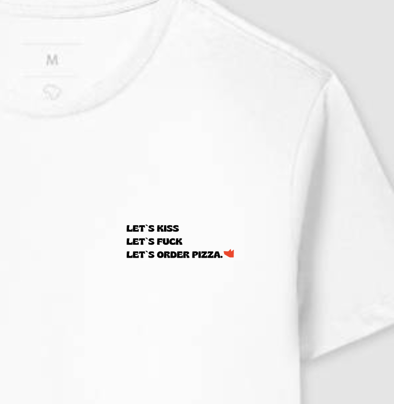 Camiseta Let`s Order Pizza