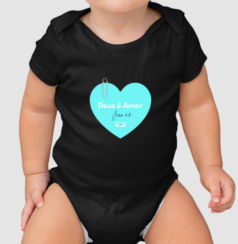 Body Infantil Deus é Amor