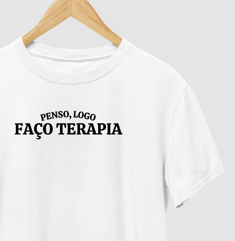 Penso, logo faço terapia