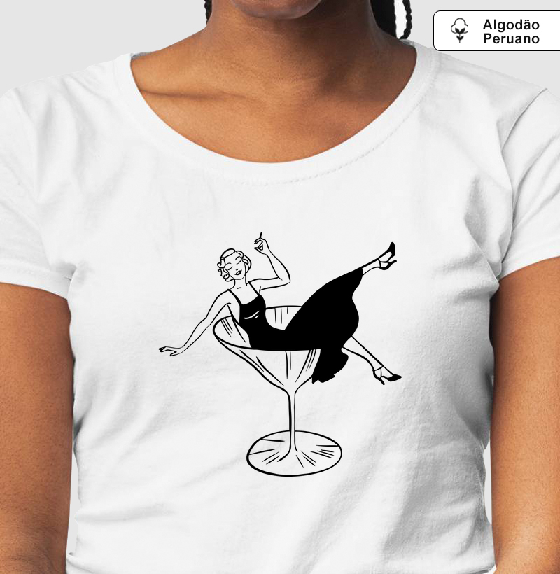 Camiseta Algodão Peruano Bella