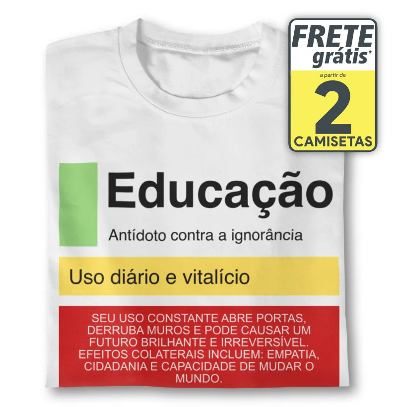Educação é o melhor remédio