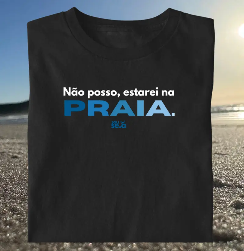Não posso estarei na praia