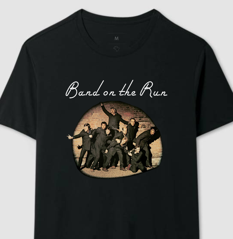 Camiseta Band On The Run Cover