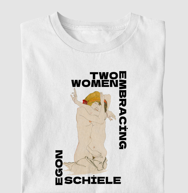Duas mulheres se abraçando (1913) - Egon Schiele
