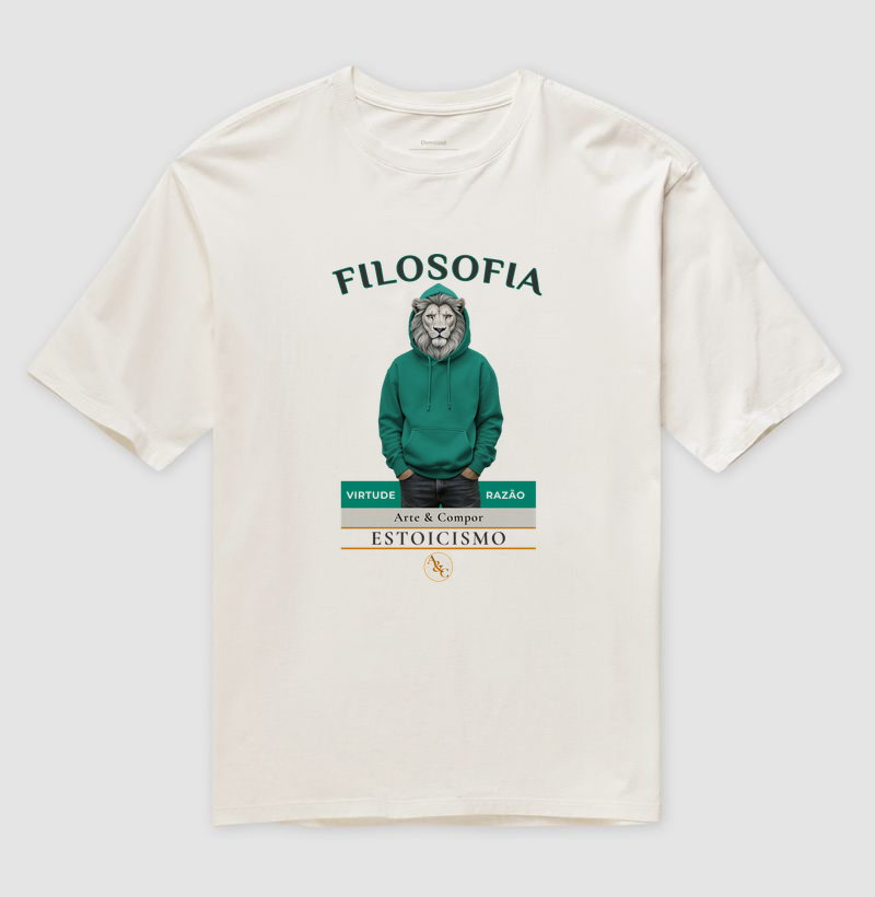 Camiseta Filosofia - Estoicismo -VERDADE/RAZÃO