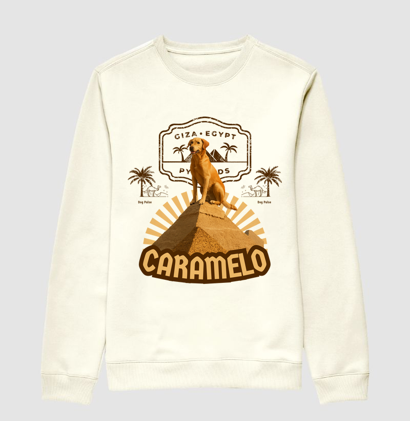 Suéter Moletom Dog Pulse - Caramelo da Pirâmide